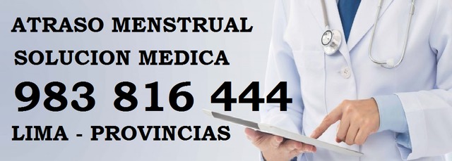 Atraso Menstrual Clinica en Chiclayo 983816444