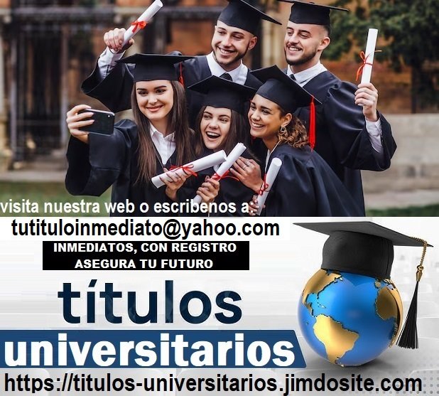 TITULOS UNIVERSITARIOS DE TODA ESPAÑA