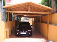 Pergola y cubiertas de Madera